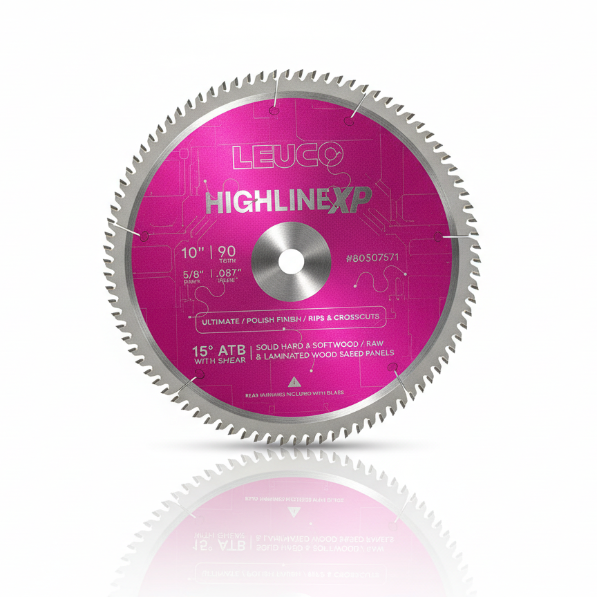 HighlineXP Carbide Sawblade for Ultimate / Polish Finish / Rips & Crosscuts