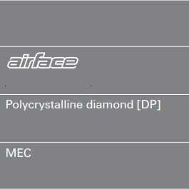 DIAMAX Airface Cutterhead With 48 Degree Sheer